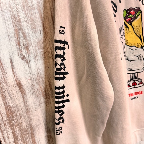 Fresh Vibes 1995 Send Burritos Bro‎ Hoody w/ Front Pouch XL Extra Large - Picture 8 of 13
